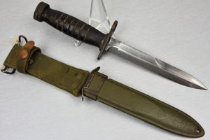 WW2 USA M4 Bayonet by Utica with M8 scabbard