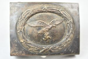 Luftwaffe steel belt buckle by Hermann Aurich