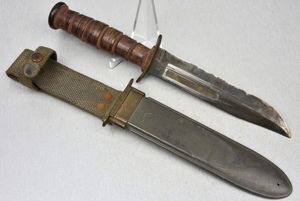 WW2 US navy MK2 fighting knife by Camillus