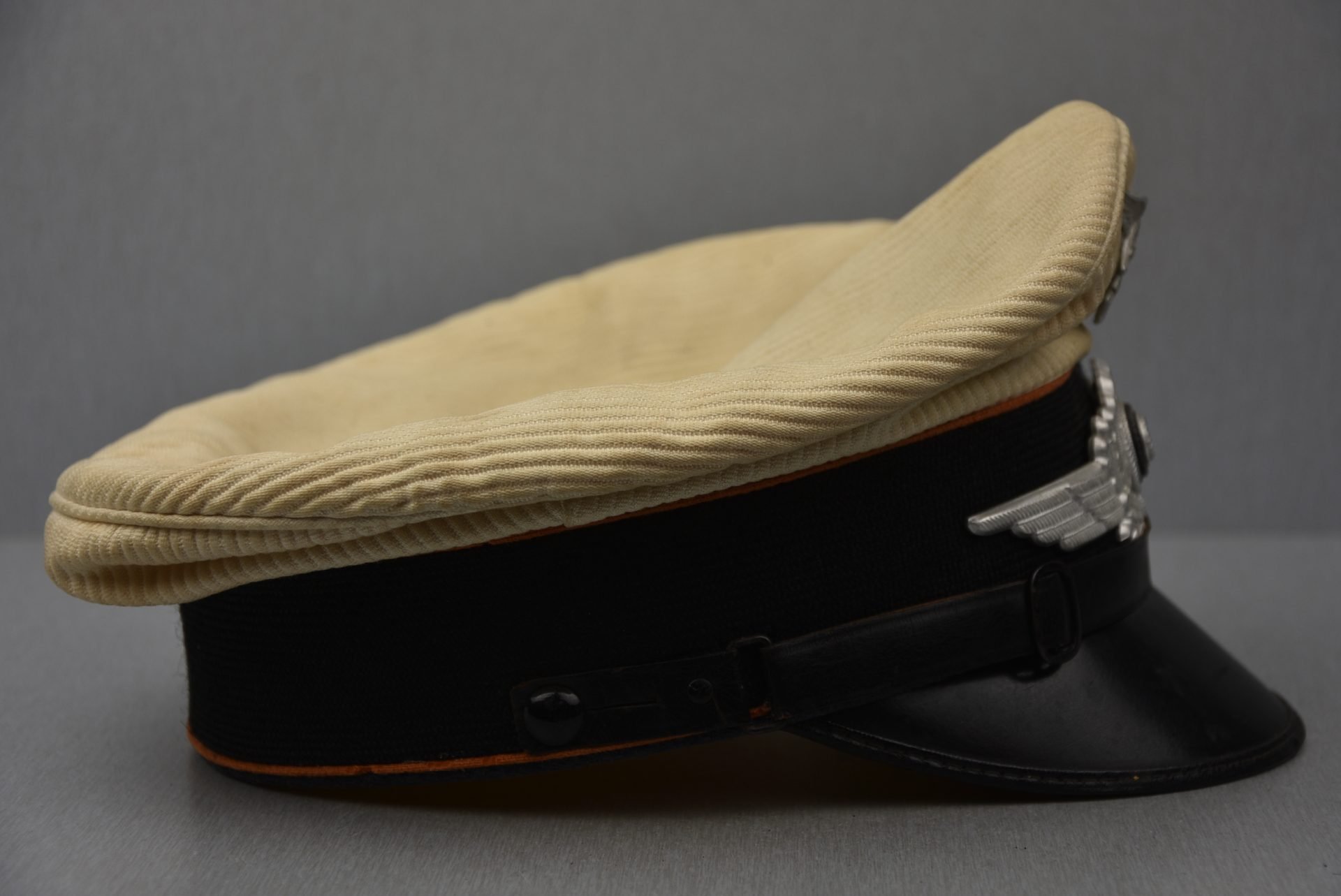 Luftwaffe enlisted white topped visor cap for signals — image 5