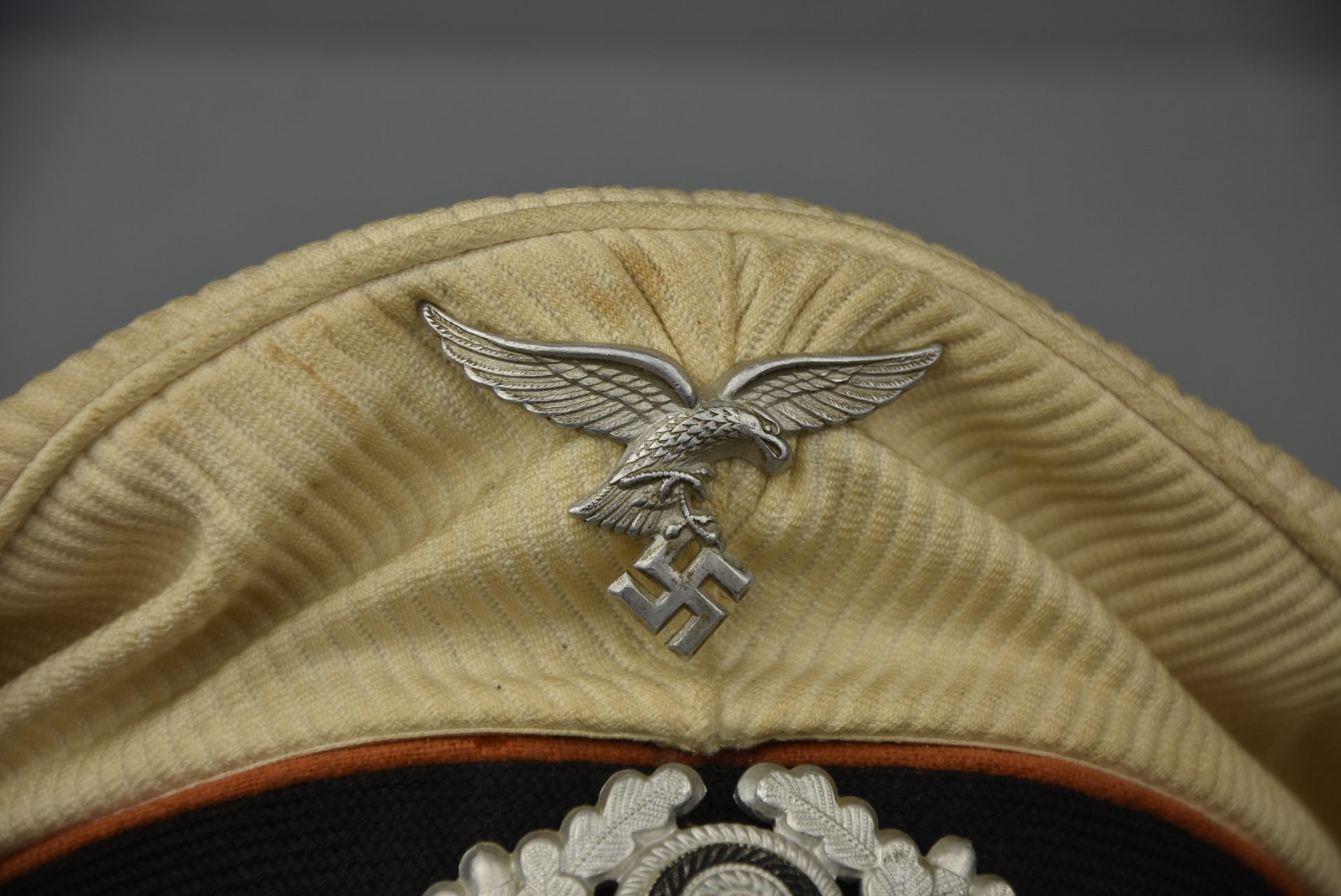Luftwaffe enlisted white topped visor cap for signals — image 7