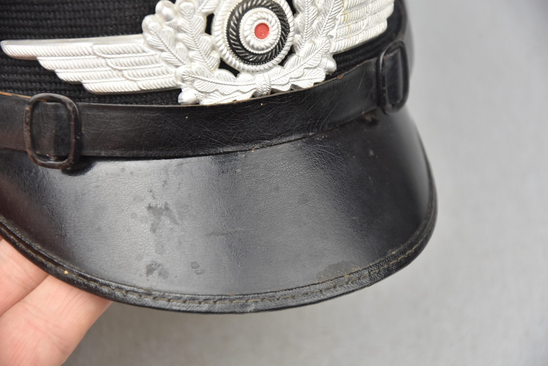 Luftwaffe enlisted white topped visor cap for signals — image 8