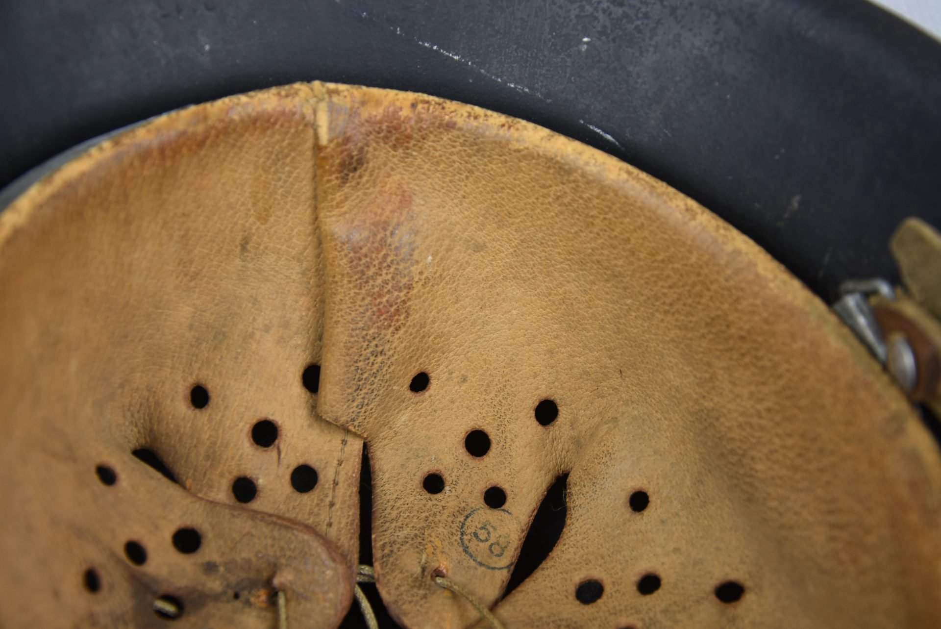 M42 Luftwaffe single decal steel helmet ET66 1942 — image 15