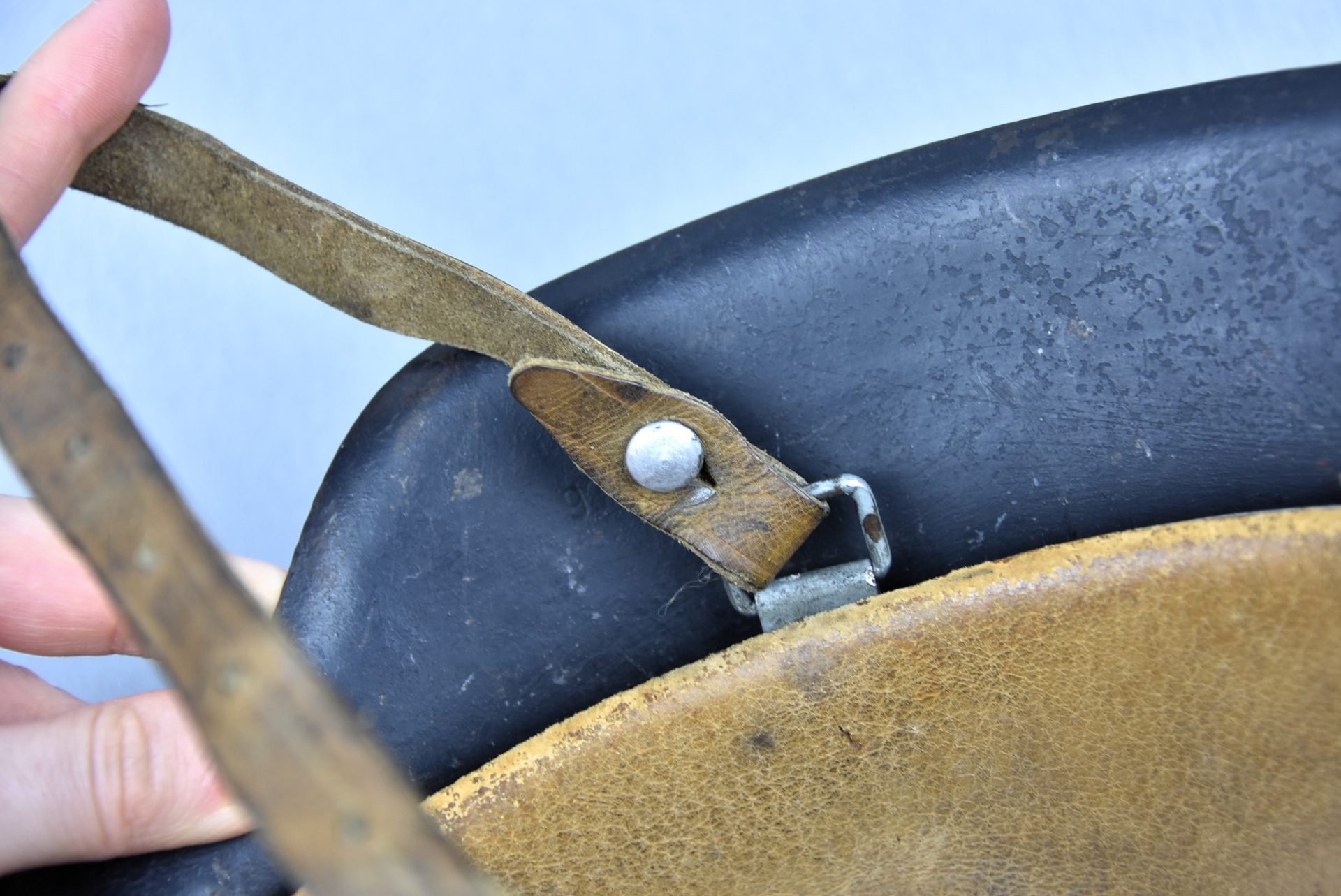 M42 Luftwaffe single decal steel helmet ET66 1942 — image 25