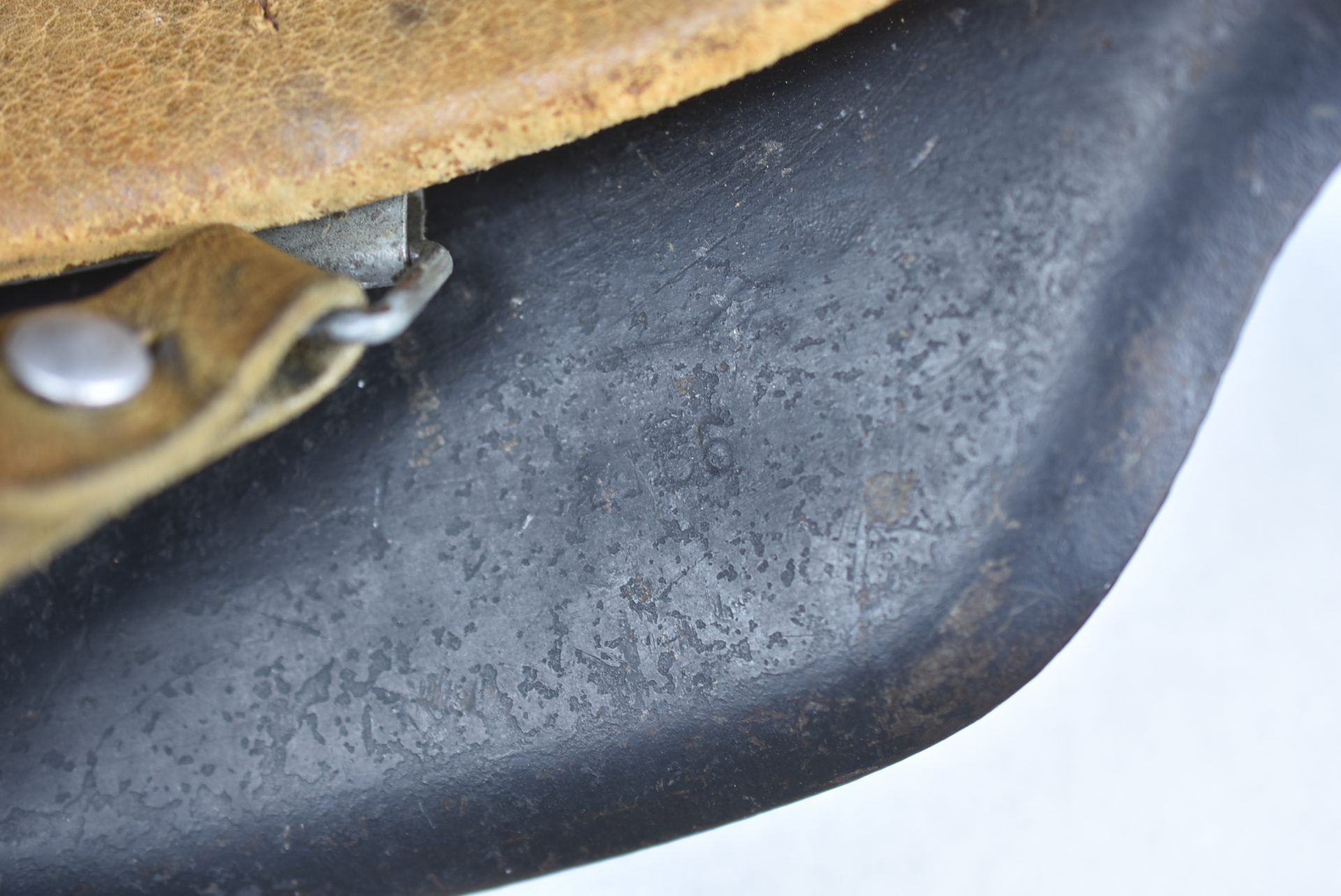 M42 Luftwaffe single decal steel helmet ET66 1942 — image 26