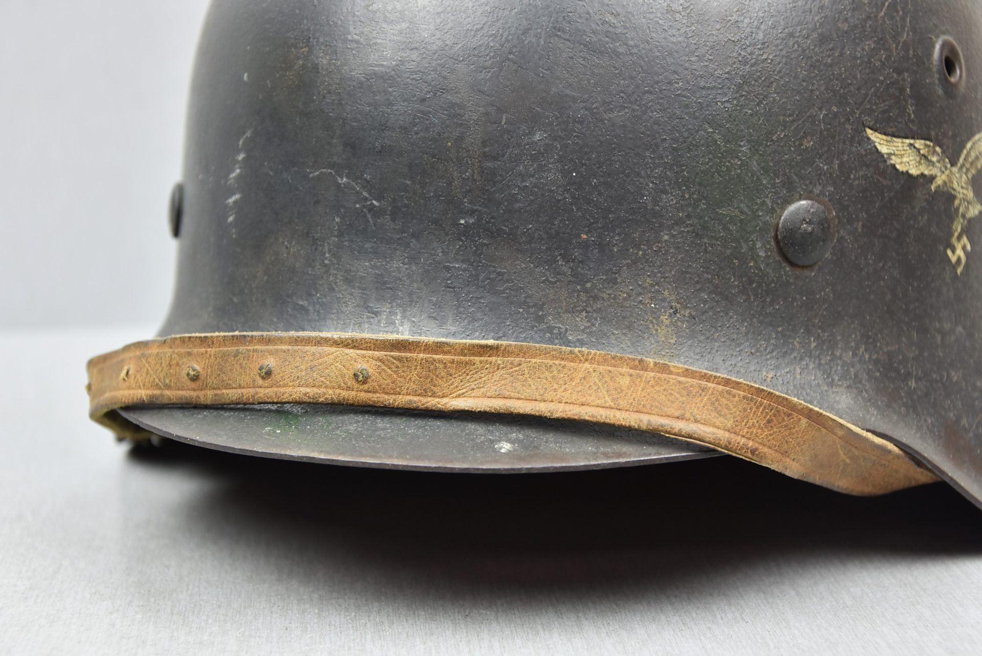 M42 Luftwaffe single decal steel helmet ET66 1942 — image 6