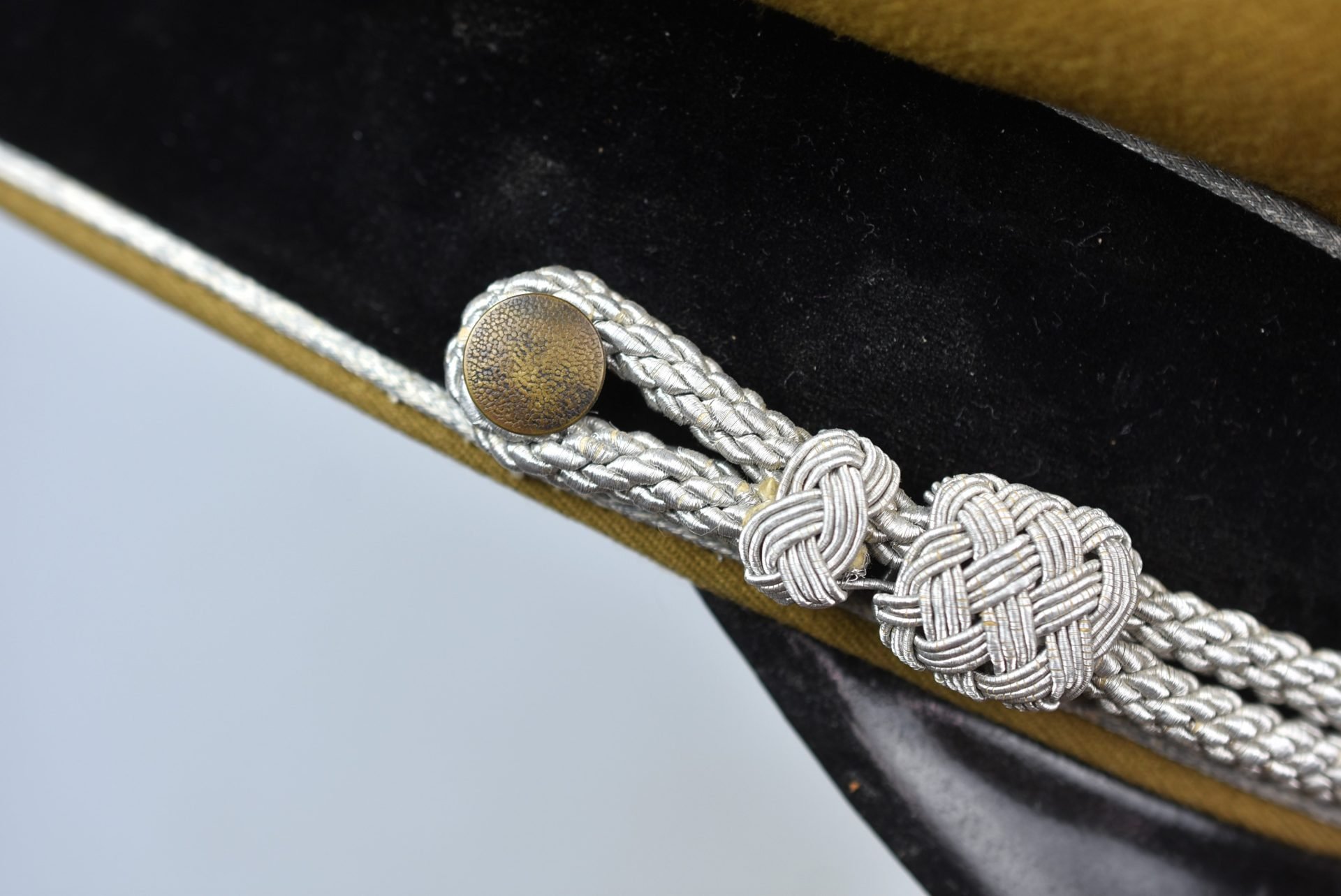 Hitlerjugend leader officer visor cap with RZM label — image 11