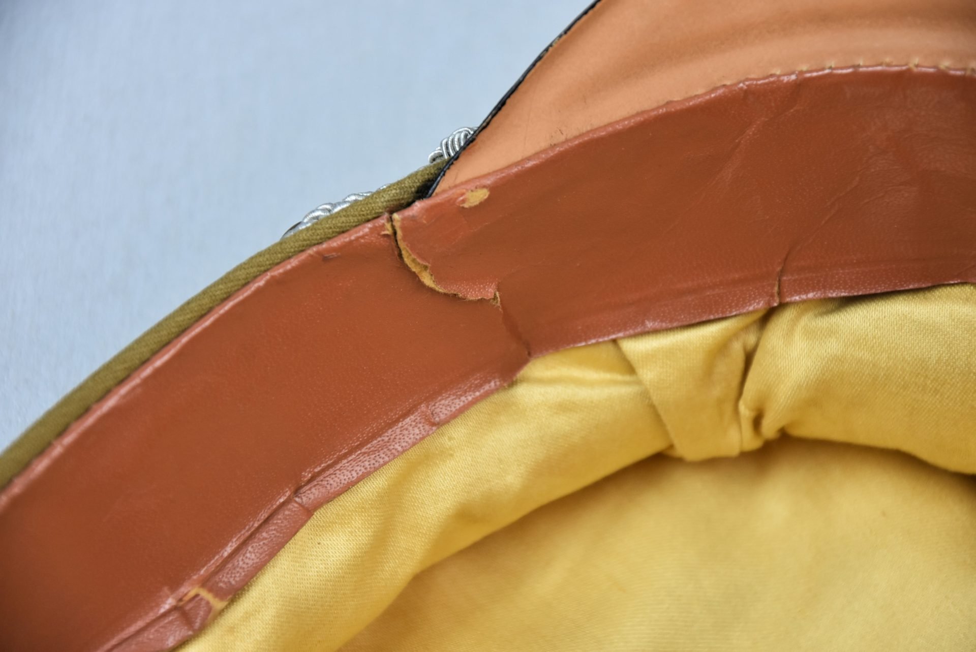 Hitlerjugend leader officer visor cap with RZM label — image 14