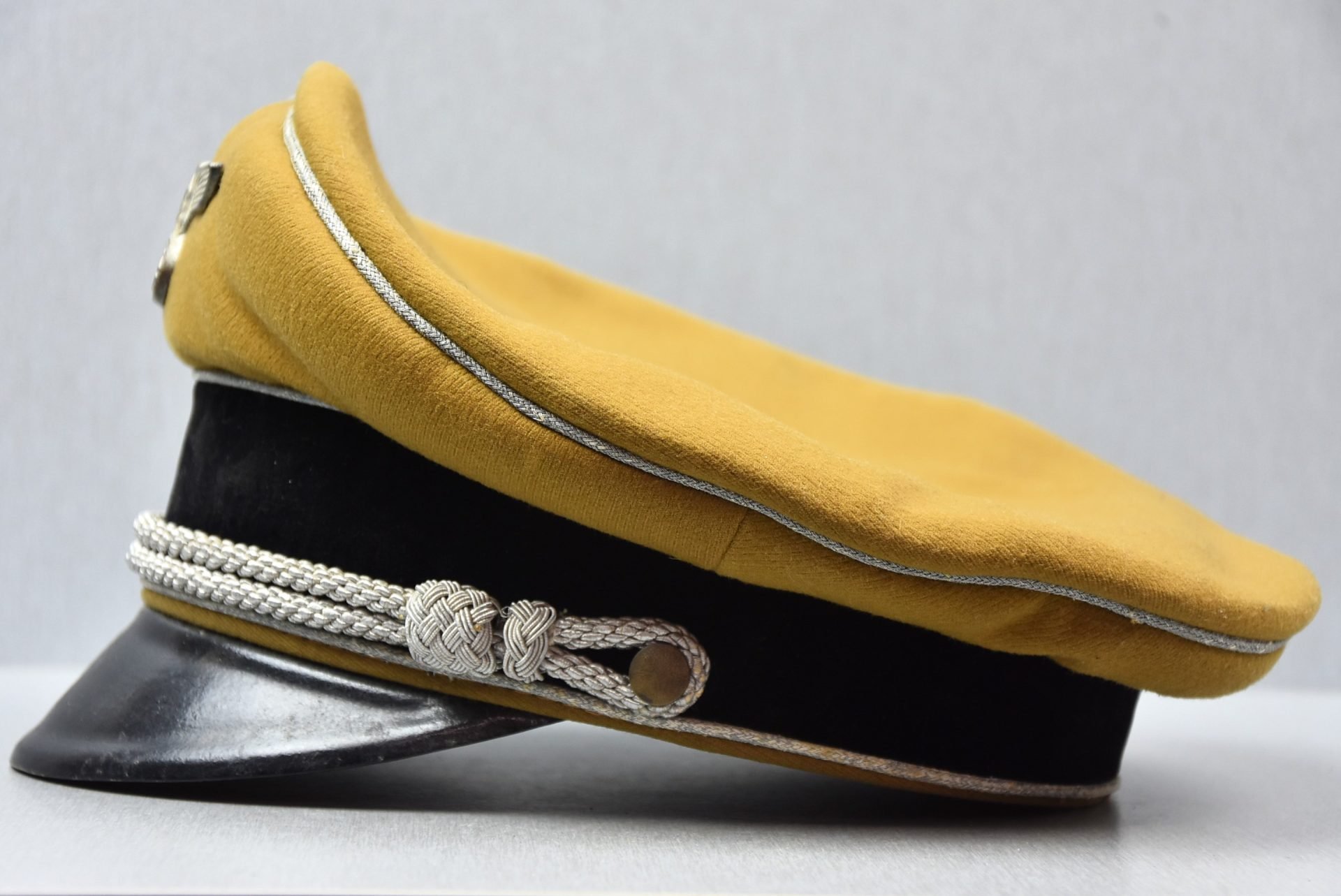 Hitlerjugend leader officer visor cap with RZM label — image 2