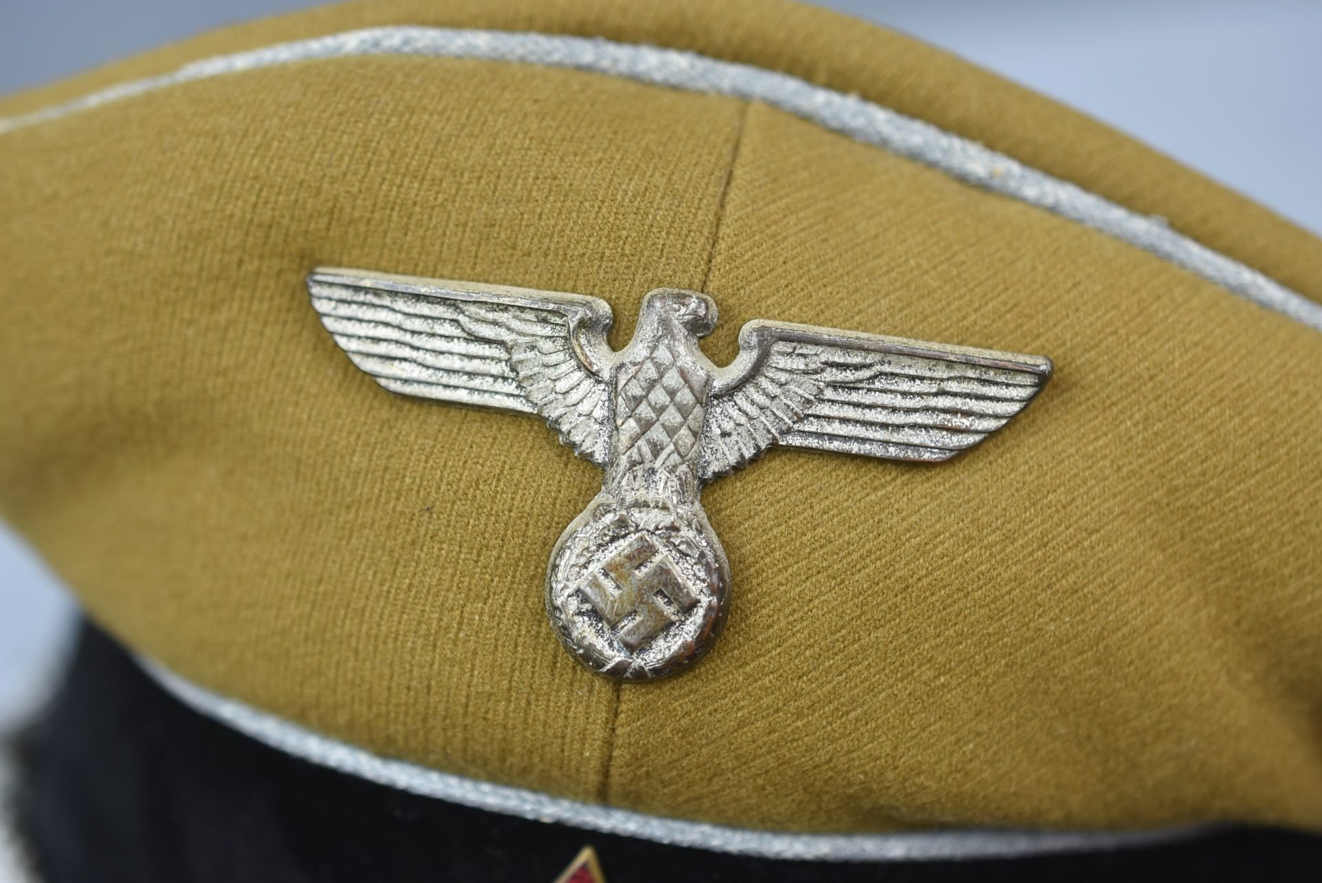 Hitlerjugend leader officer visor cap with RZM label — image 9