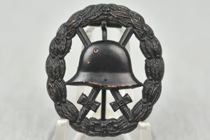 German WW1 black wound badge 'cut-out'