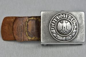 Army (heer) aluminium belt buckle by Gebrüder Kugel & Fink …