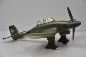 Luftwaffe Junkers Ju 87 'Stuka' period model plane in wood