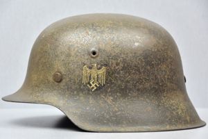 M42 army (Heer) single decal steel helmet ckl66