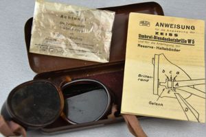 Luftwaffe 'Umbral' sun glasses in original case by Carl Zeiss