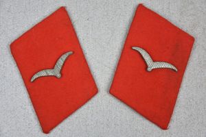 Luftwaffe enlisted collar tabs for anti-aircraft 'Flak'