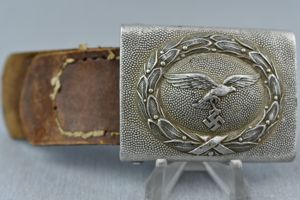 Early Luftwaffe aluminum belt buckle by C.T.D. 1938