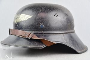 M38 Luftschutz 'Gladiator' three piece steel helmet