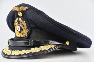 Kriegsmarine officer visor for high ranking officers 'Stabsoffiziere'
