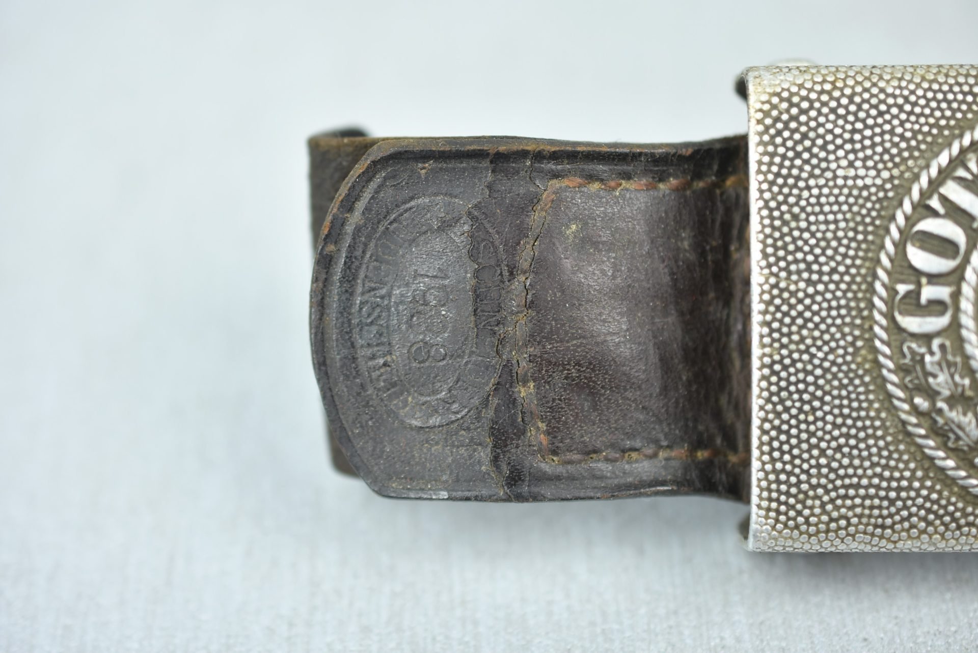 Army (Heer) aluminum belt buckle by E. Schneider 1938 — image 3