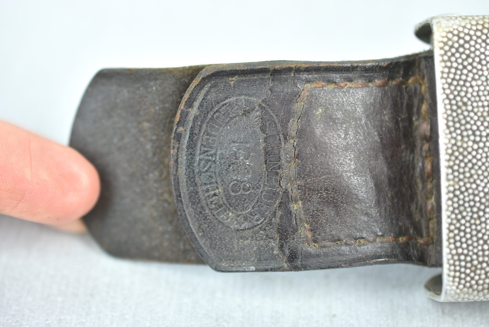 Army (Heer) aluminum belt buckle by E. Schneider 1938 — image 4