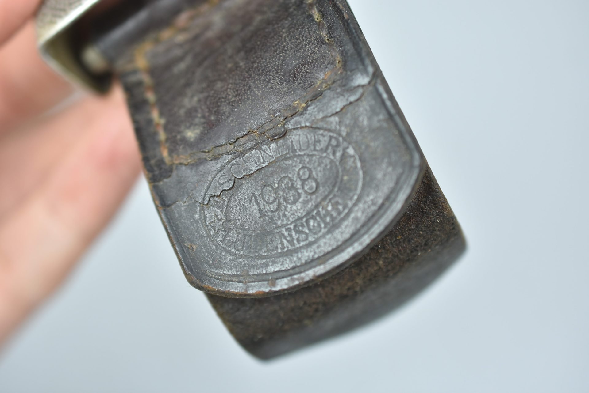 Army (Heer) aluminum belt buckle by E. Schneider 1938 — image 5