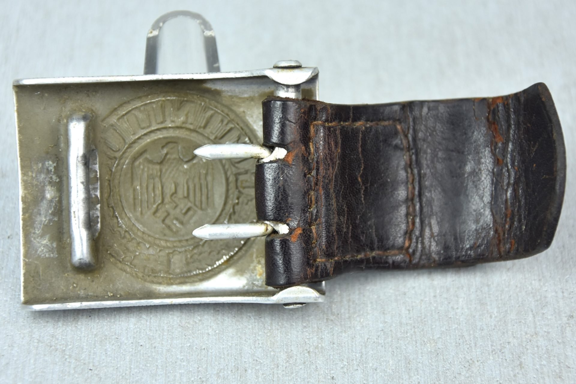 Army (Heer) aluminum belt buckle by E. Schneider 1938 — image 6