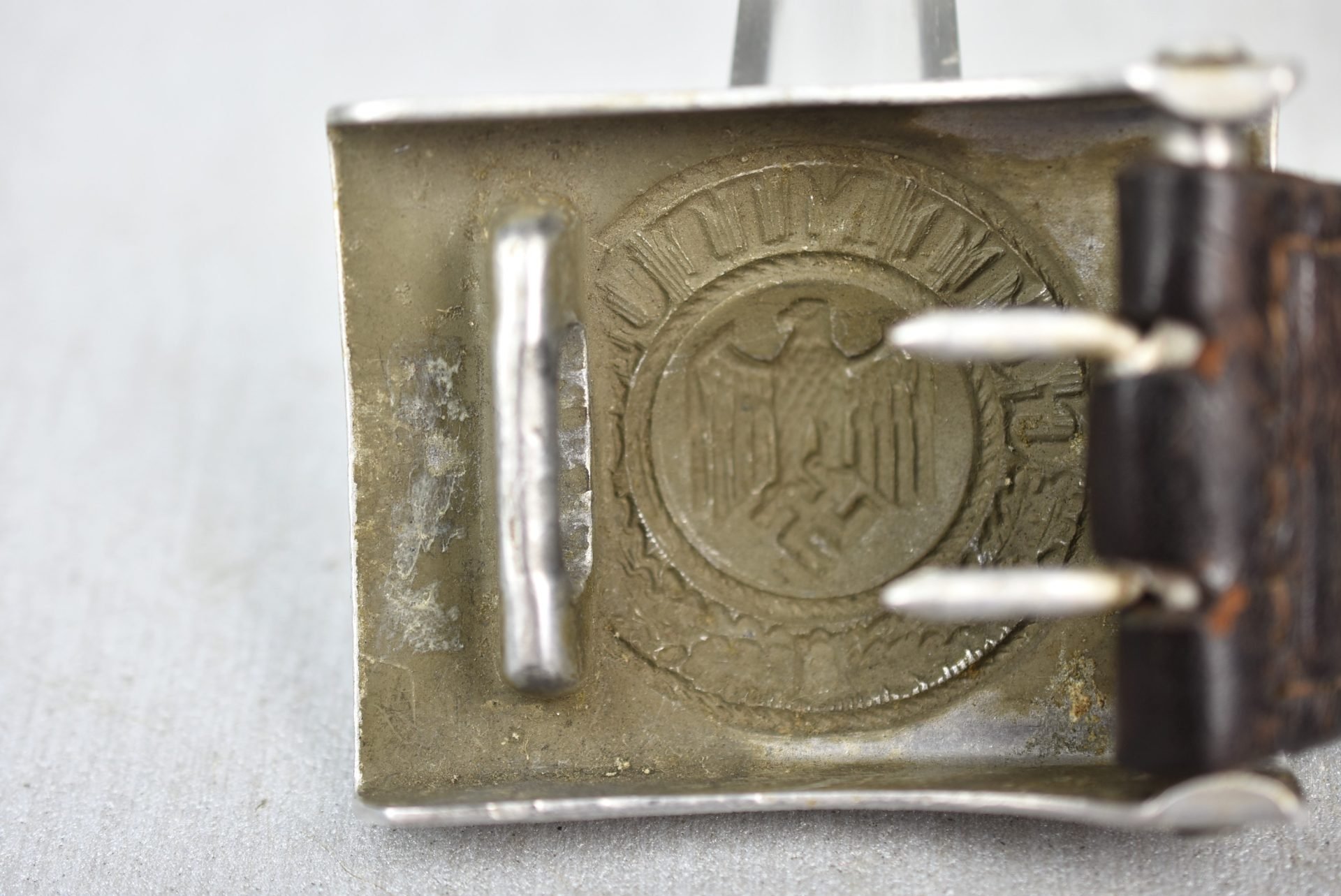 Army (Heer) aluminum belt buckle by E. Schneider 1938 — image 7