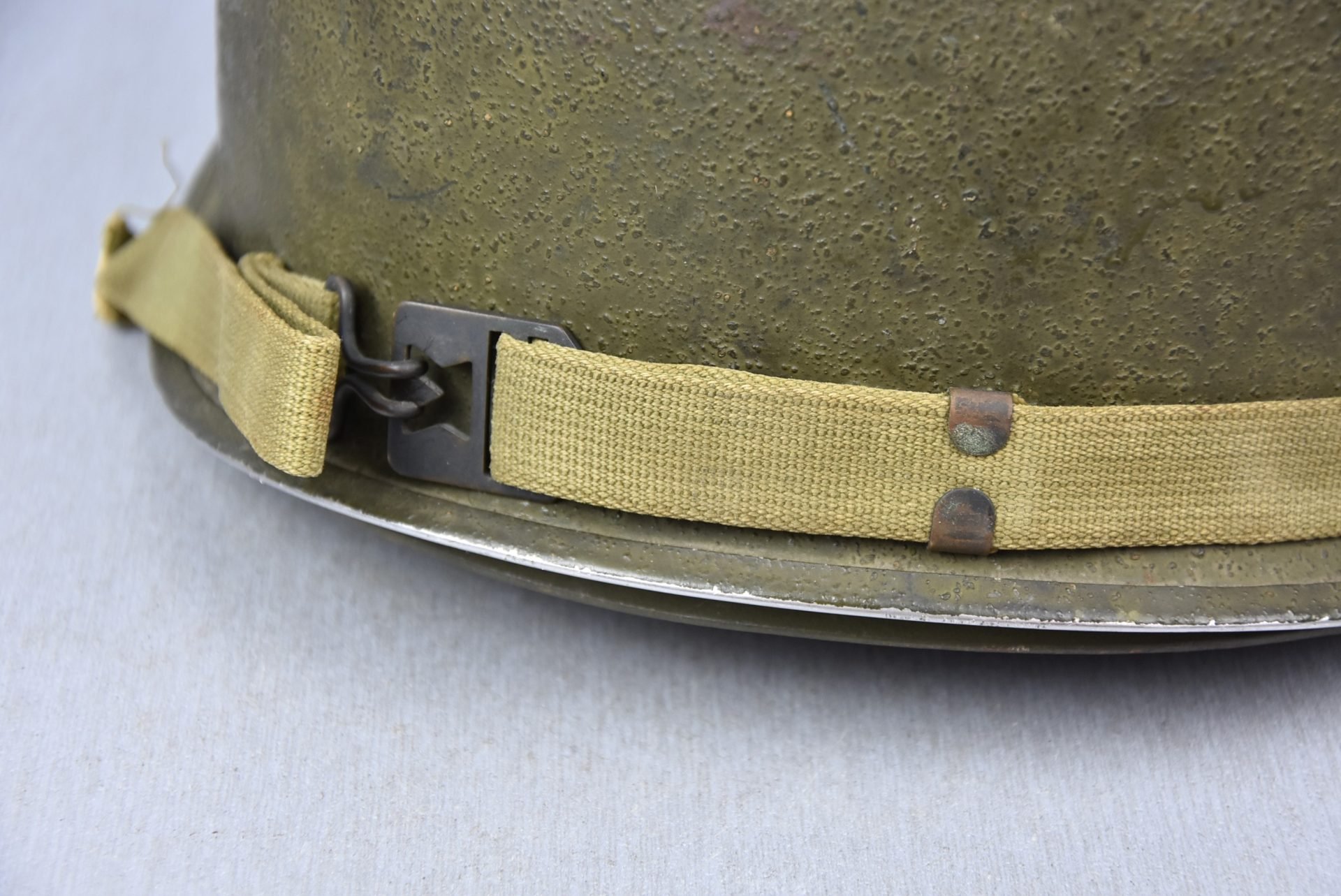 WW2 M1 Polish Airforce american steel helmet with Westinghouse liner — image 11