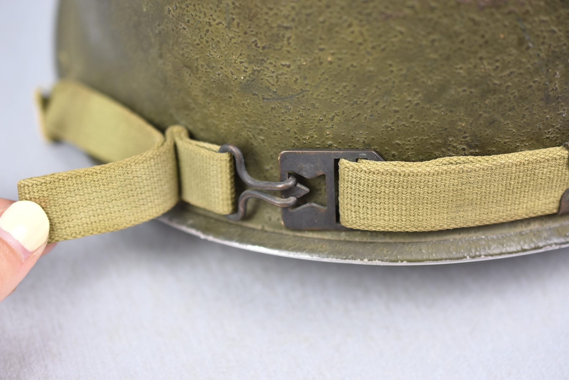 WW2 M1 Polish Airforce american steel helmet with Westinghouse liner — image 12