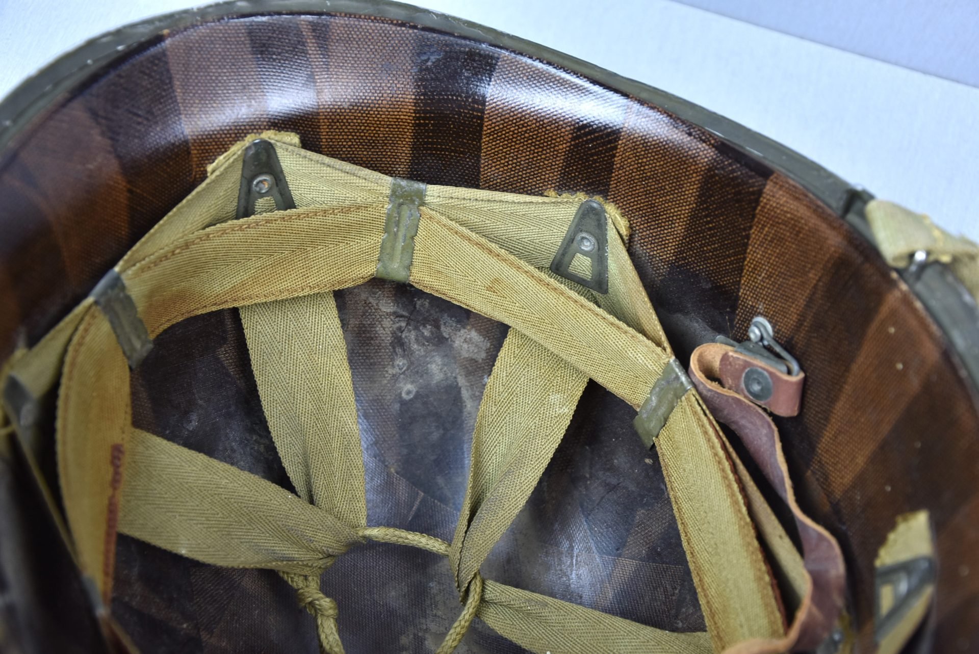 WW2 M1 Polish Airforce american steel helmet with Westinghouse liner — image 16