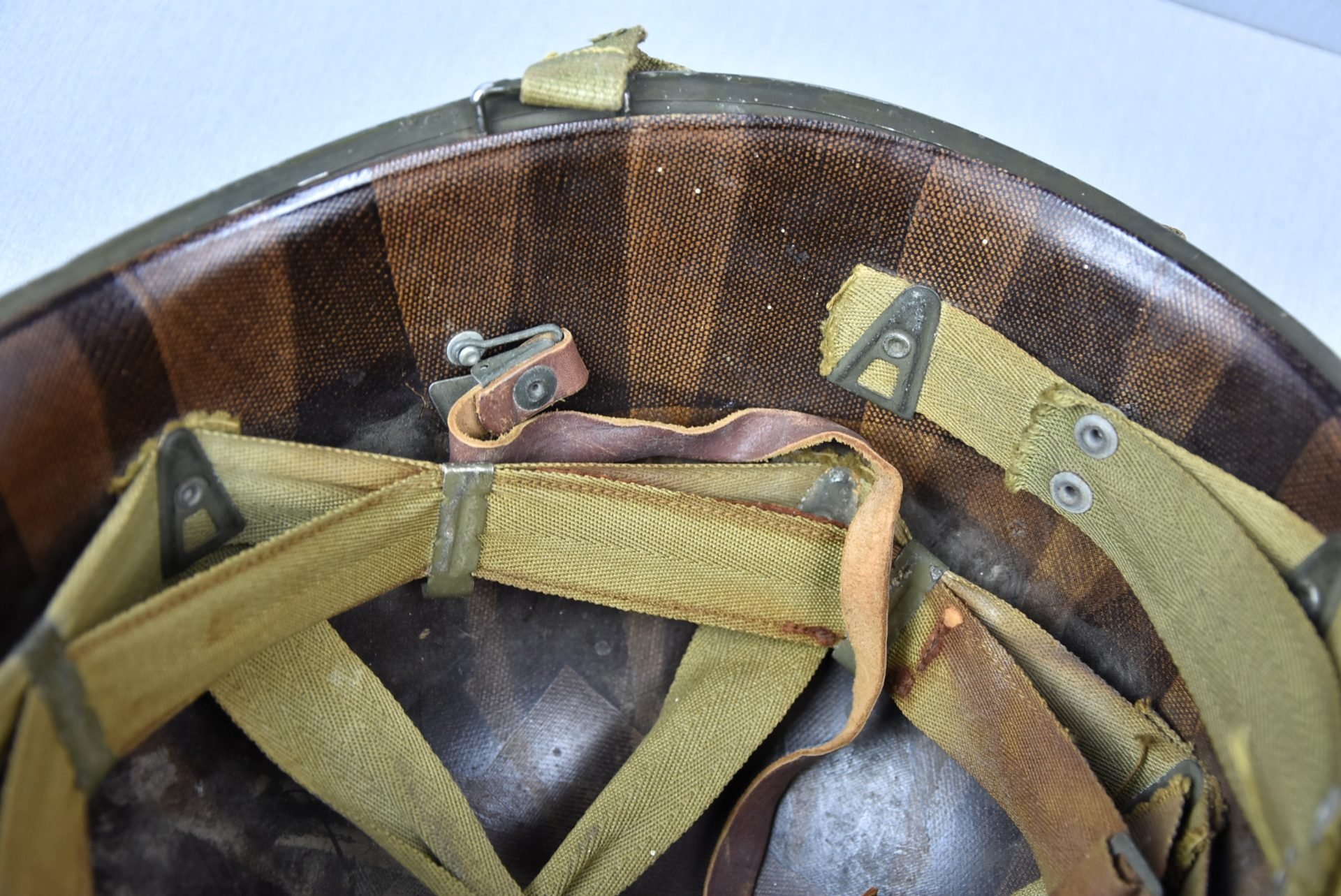 WW2 M1 Polish Airforce american steel helmet with Westinghouse liner — image 17