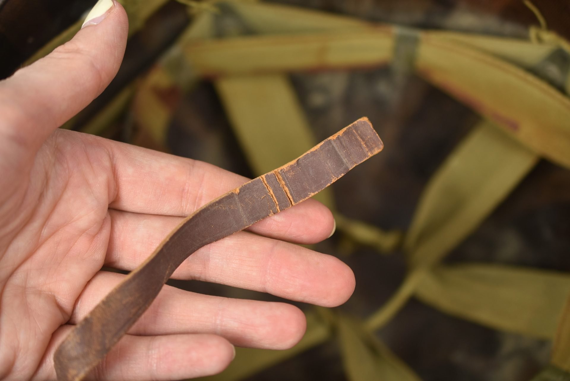 WW2 M1 Polish Airforce american steel helmet with Westinghouse liner — image 22