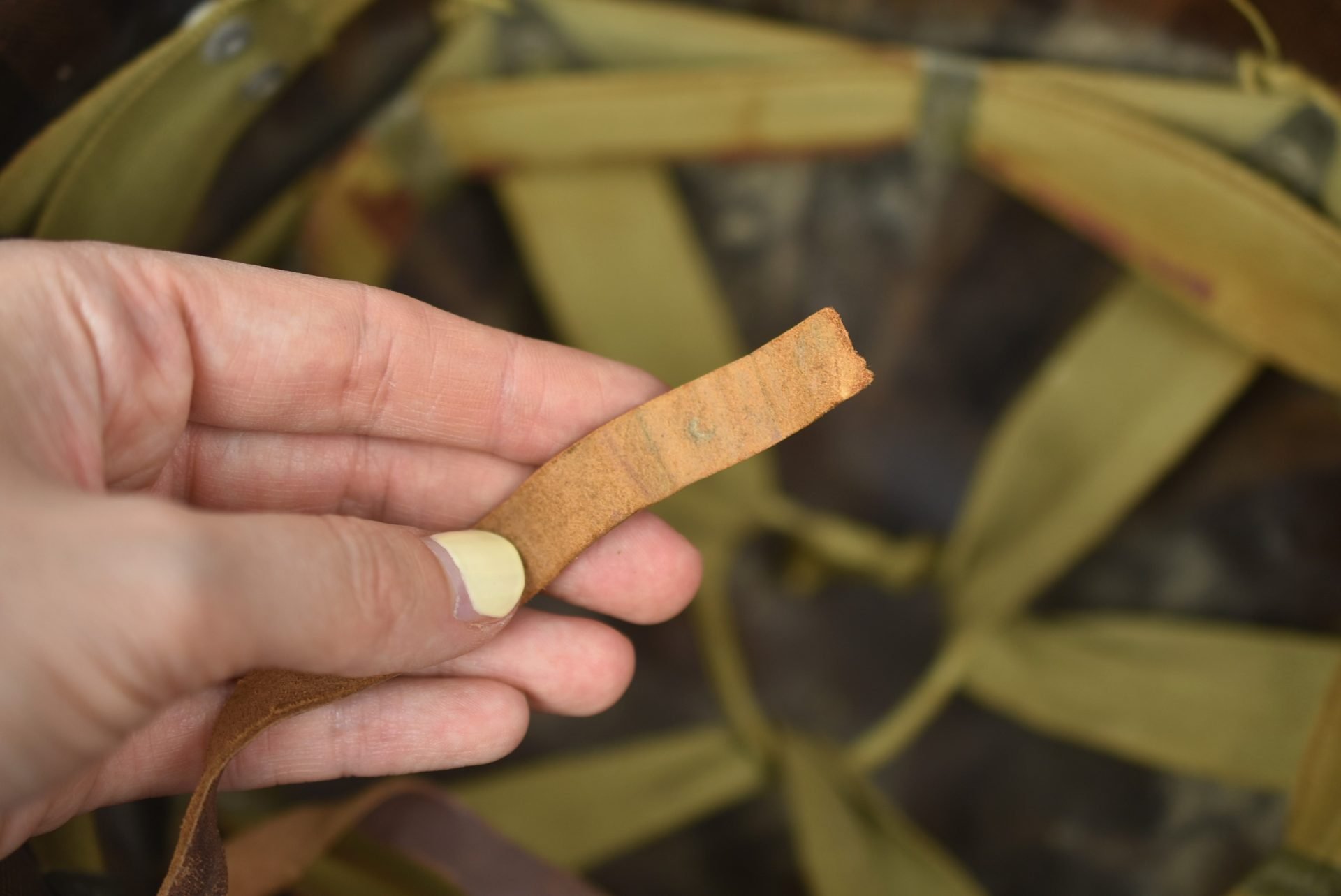 WW2 M1 Polish Airforce american steel helmet with Westinghouse liner — image 23