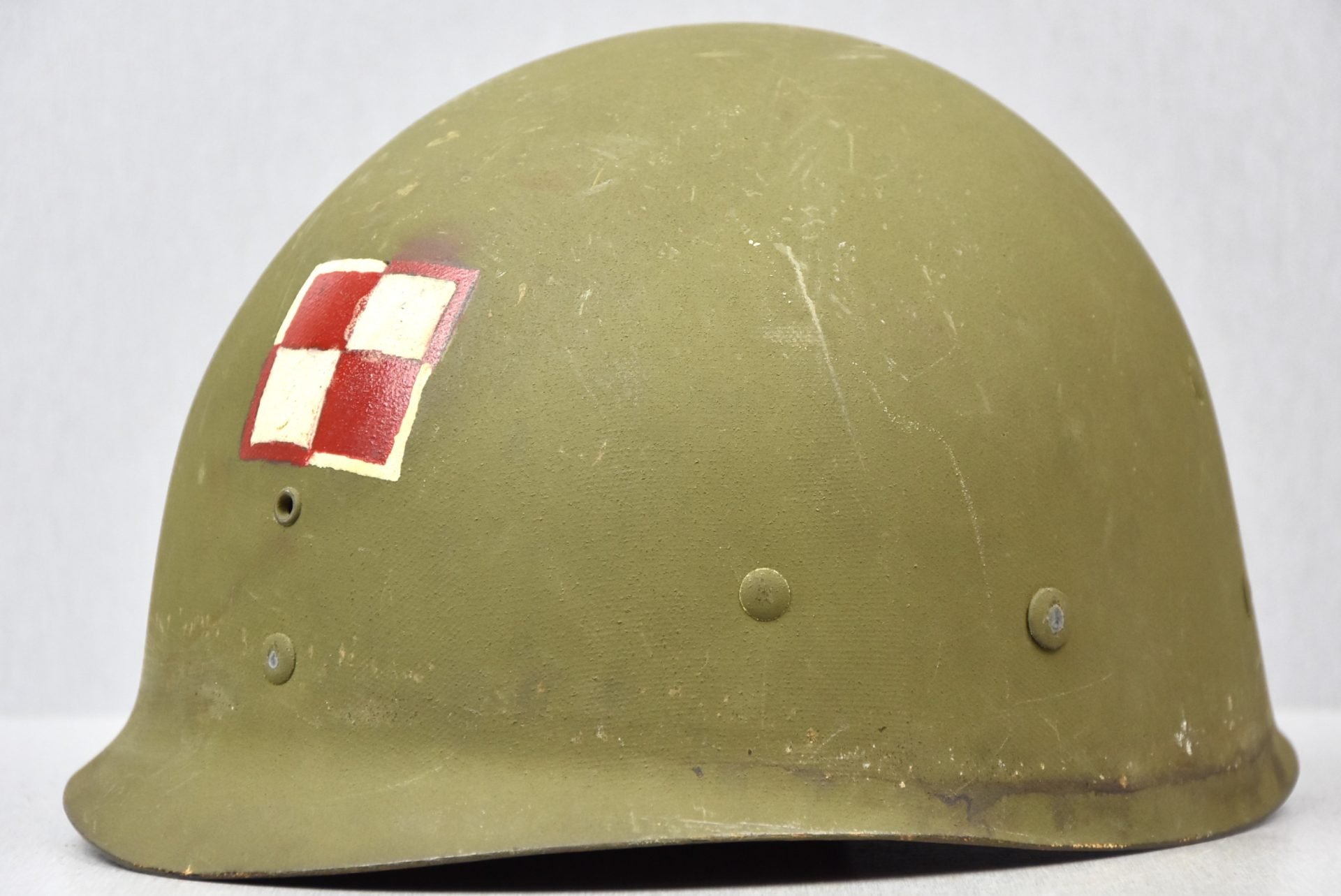 WW2 M1 Polish Airforce american steel helmet with Westinghouse liner — image 32