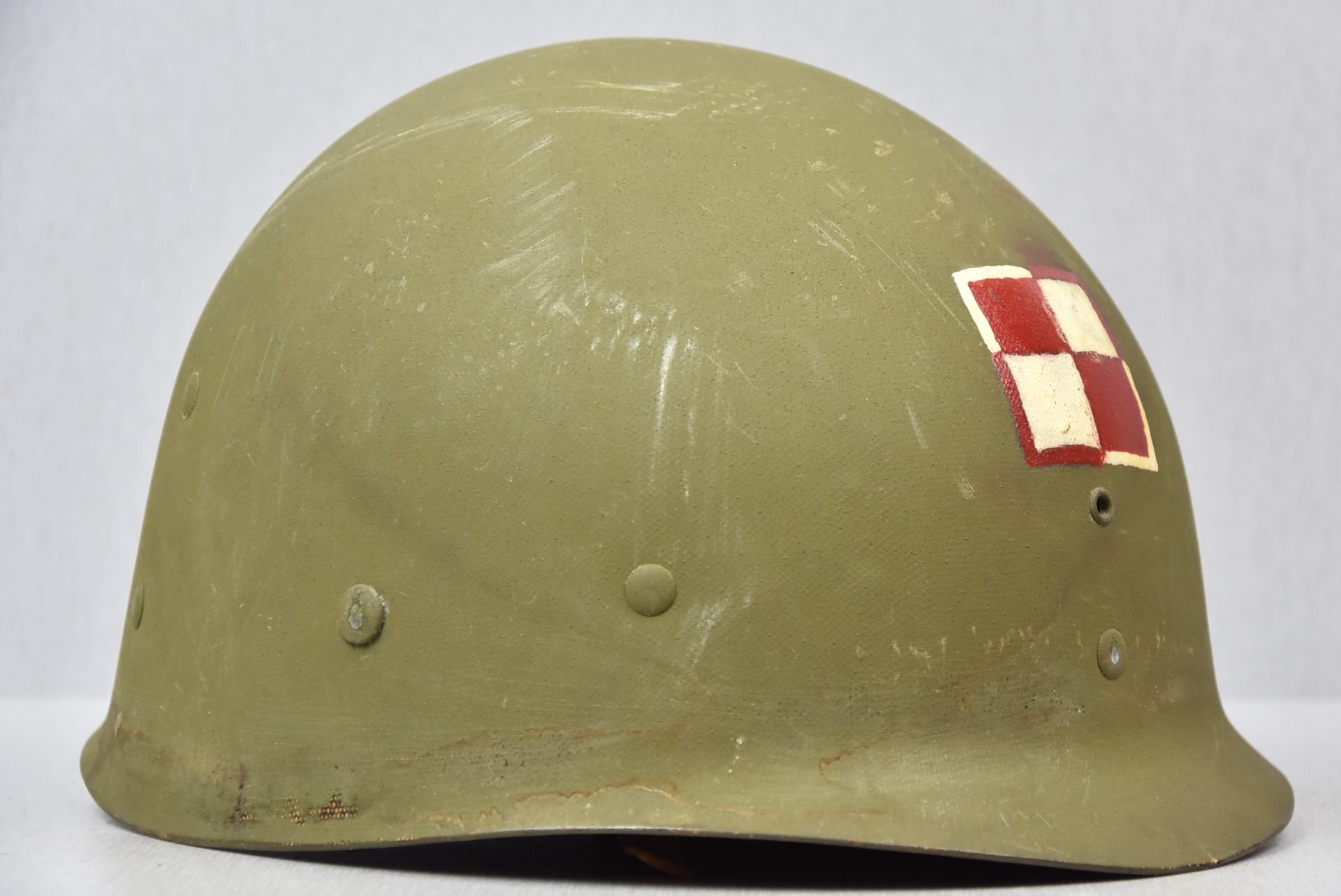WW2 M1 Polish Airforce american steel helmet with Westinghouse liner — image 33