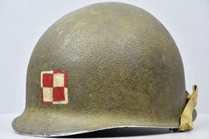 WW2 M1 Polish Airforce american steel helmet with Westinghouse liner