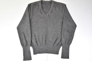 German post-war V-neck wool sweater