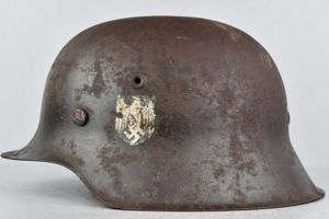M42 army (Heer) single decal steel helmet NS64