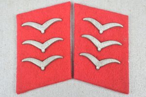 Luftwaffe 'Obergefreiter' collar tabs for anti-aircraft 'Flak'