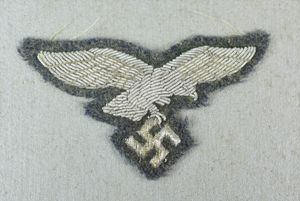 Luftwaffe officer bullion cap eagle