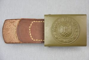 Army (Heer) steel belt buckle by Richard Sieper & Söhne …