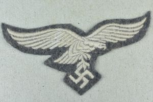 Standard Luftwaffe embroidered breast eagle