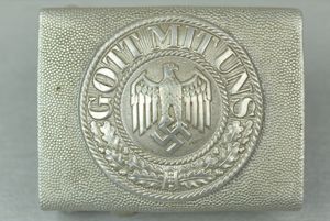 Army (Heer) aluminum dress belt buckle