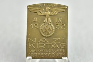 Nazi 'Kirtag' tinnie Grafenwörth 1932