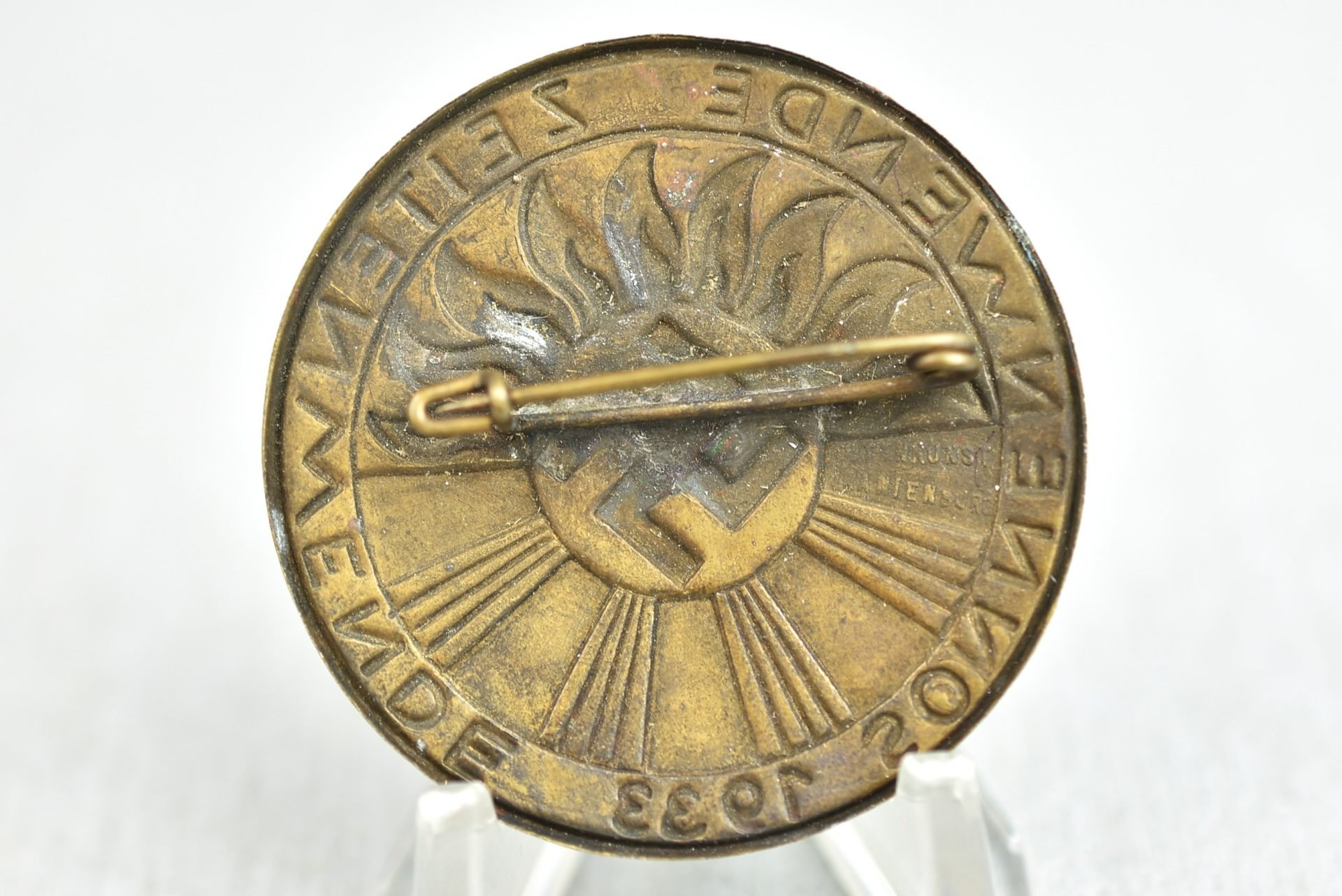 RARE Third Reich tinnie 'Zonnewende – Zeitenwende' 1933 — image 2