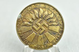 RARE Third Reich tinnie 'Zonnewende – Zeitenwende' 1933