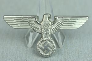 NSDAP visor cap eagle in aluminum by RZM M1/72 Fritz …