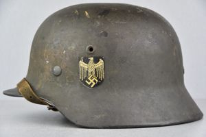 M40 army ‘Heer’ single decal steel helmet EF62