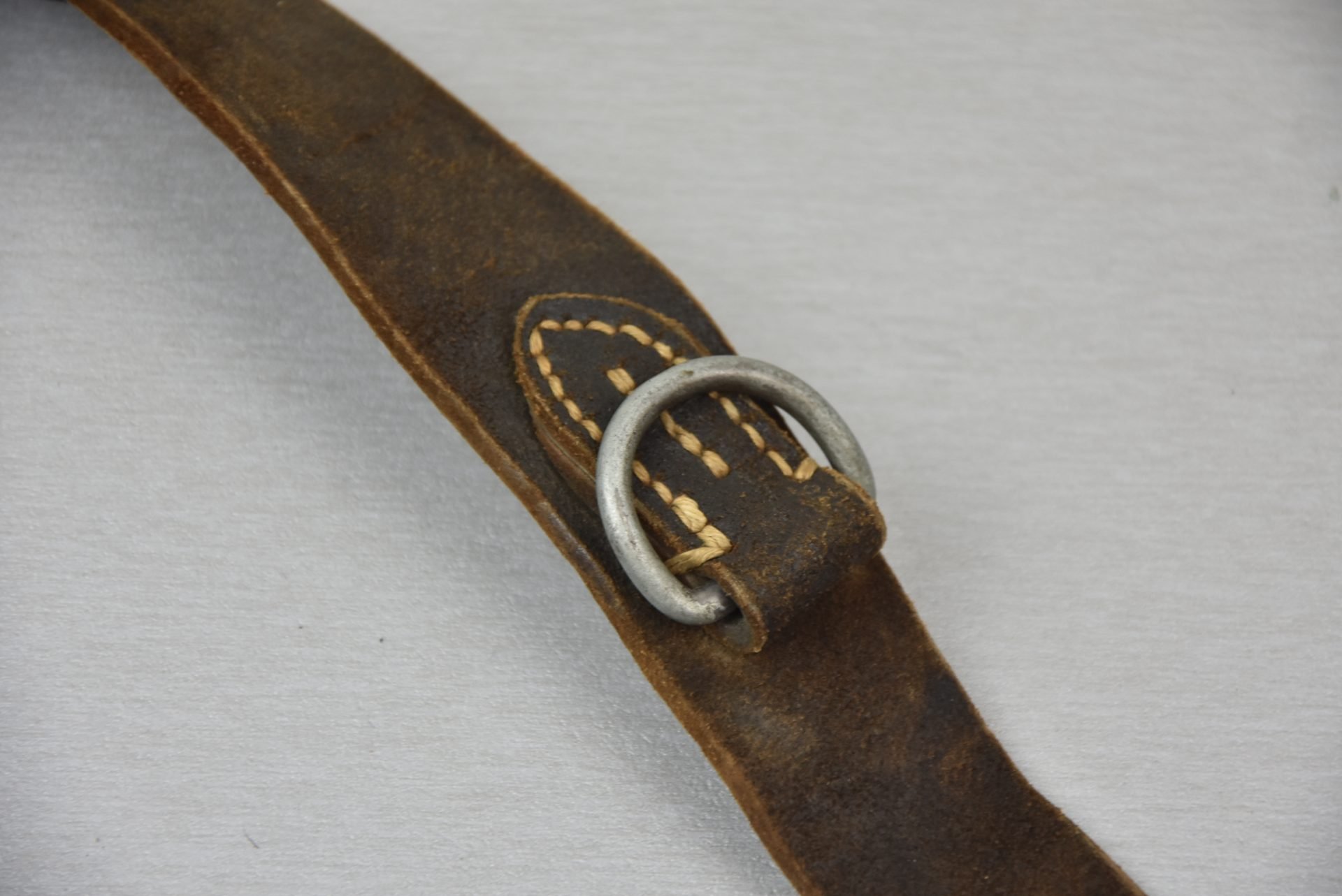 Wehrmacht leather Y-straps 'Koppeltragegestell' with RBNr. — image 5